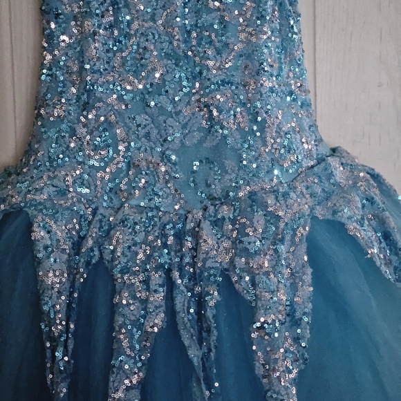 Women/Teens Sparkling Blue Princess/Fairy/Ballet Costume - Picture 2 of 13